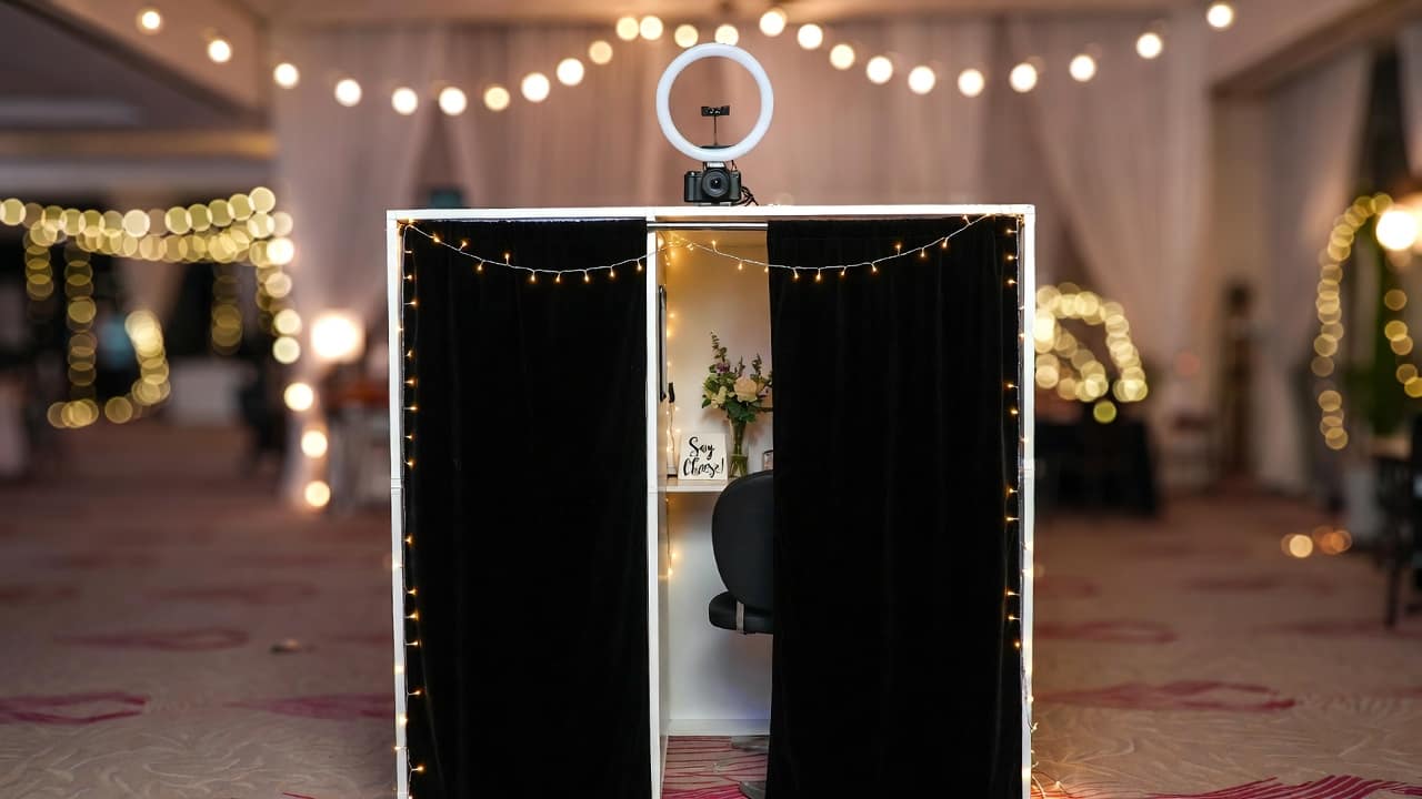 Photobooth en location animant un événement festif à Bordeaux